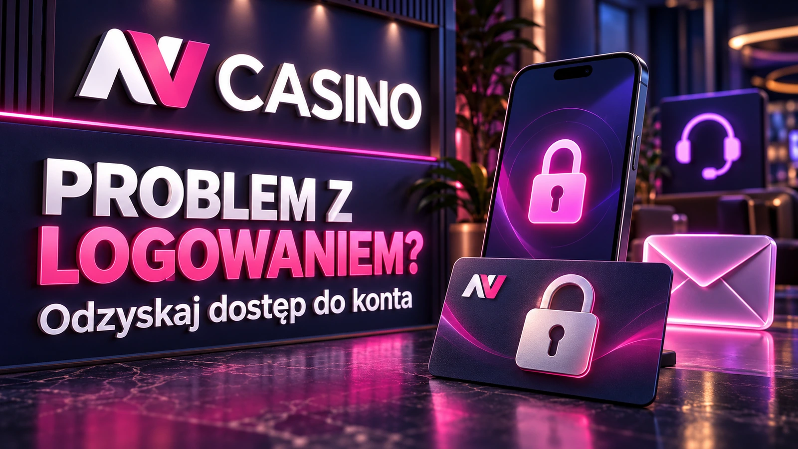 Odzyskiwanie dostępu do NV Casino